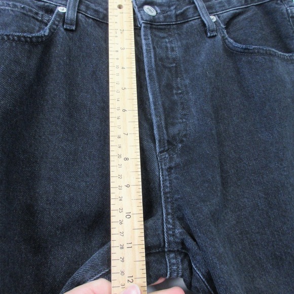 Citizens of Humanity Emery Crop Jeans Women 28 Black 100% Cotton Distressed 612 - Picture 16 of 16